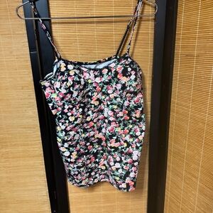 Candie's Black Floral Camisole